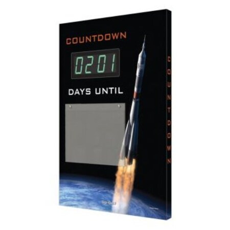 Accuform COUNTDOWN DIGIDAY 3 ELECTRONIC SCP101 SCP101